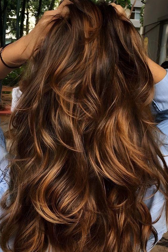 Honey Brown Hair with Toffee Highlights