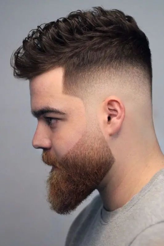 The High Fade Curved Beard