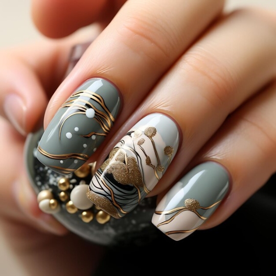 Zen Garden Nails