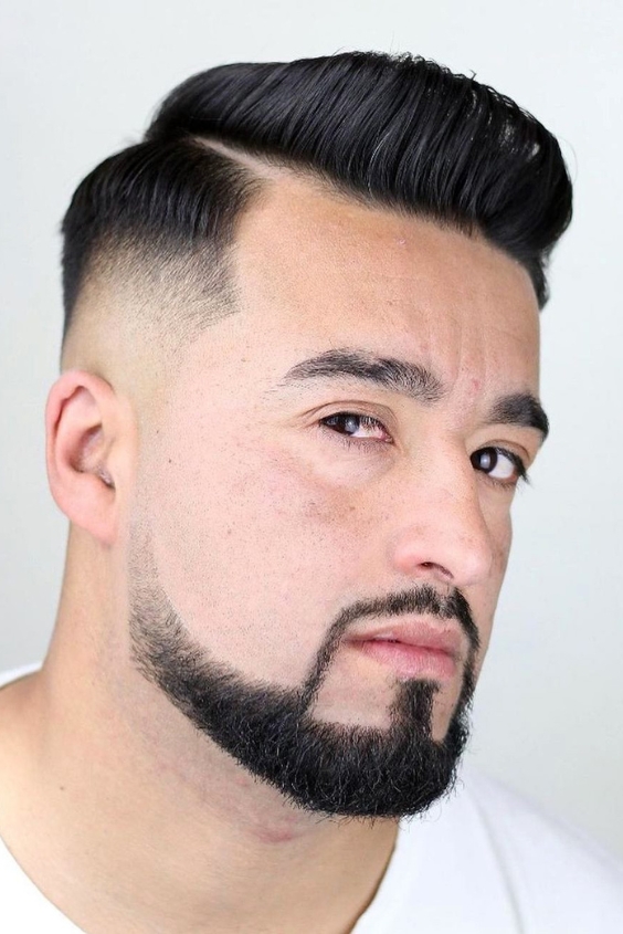 Chinstrap with Beard Fade