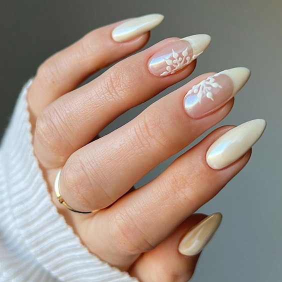 Chrome French Tips