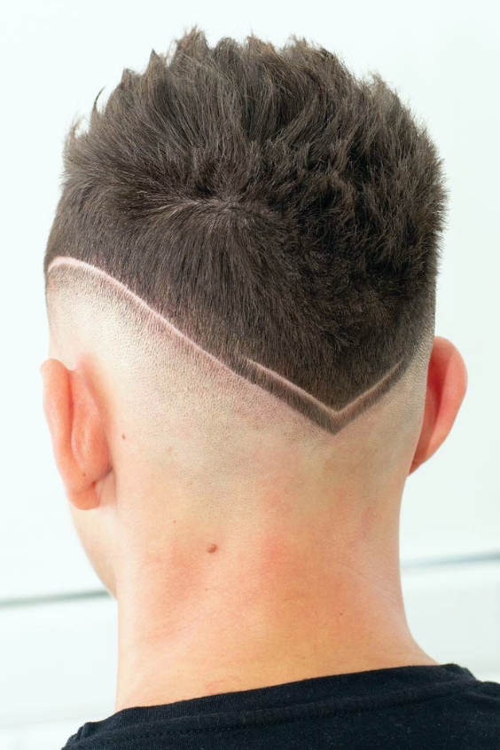 Disconnected V-Shape Haircut