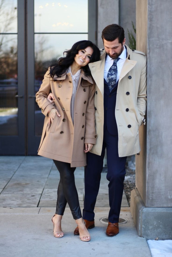 Matching Trench Coats