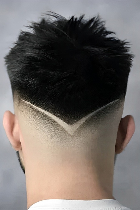 Messy V-Shape Haircut