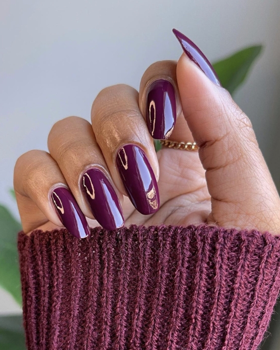 Plum Perfect Nails