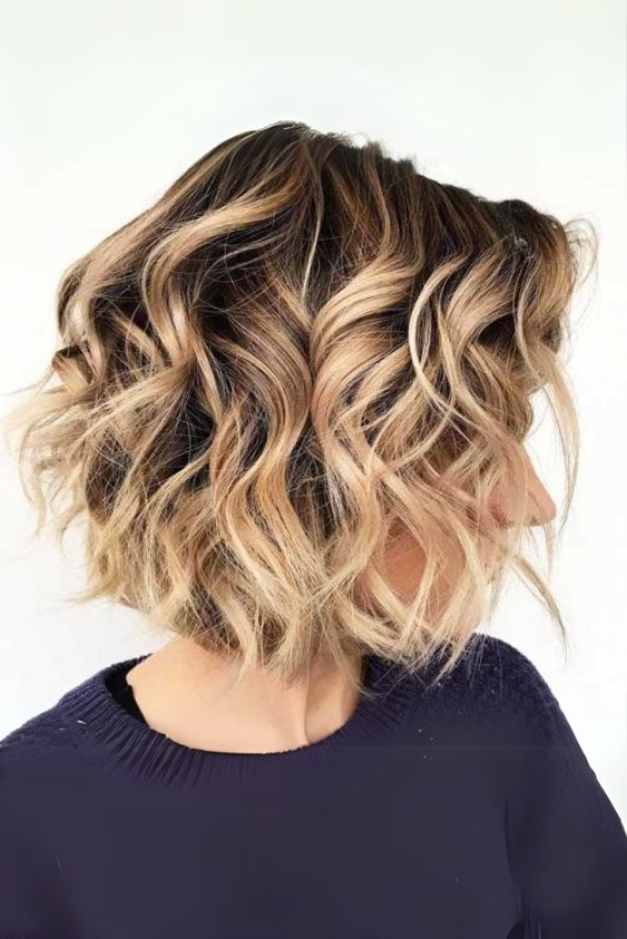 Textured Curls for Short Hair