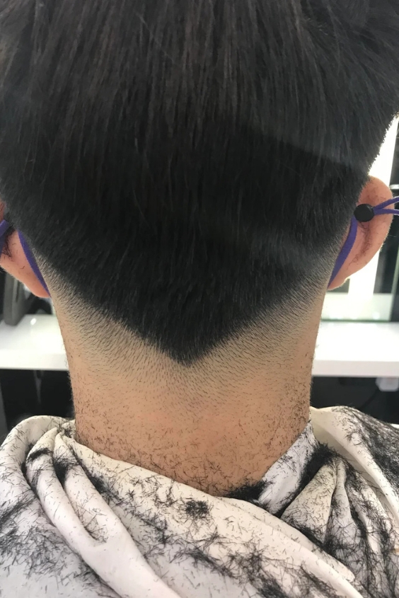 Undercut V-Shape Haircut