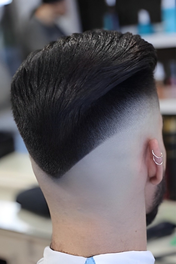 V-Shape with Pompadour