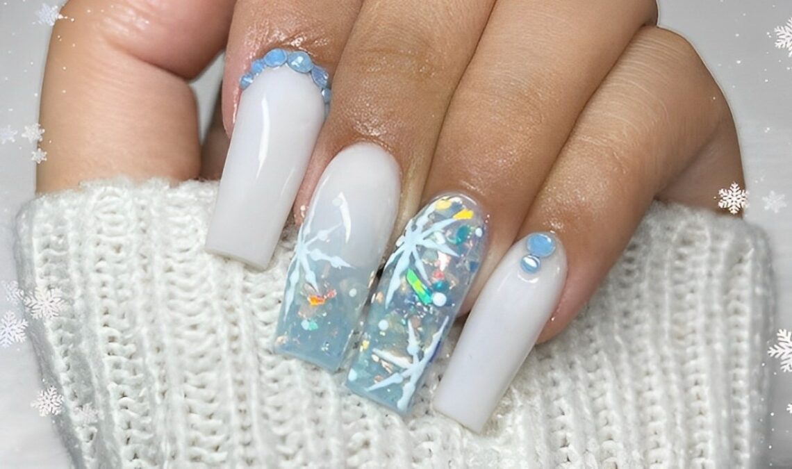 Winter Acrylic Nail Designs