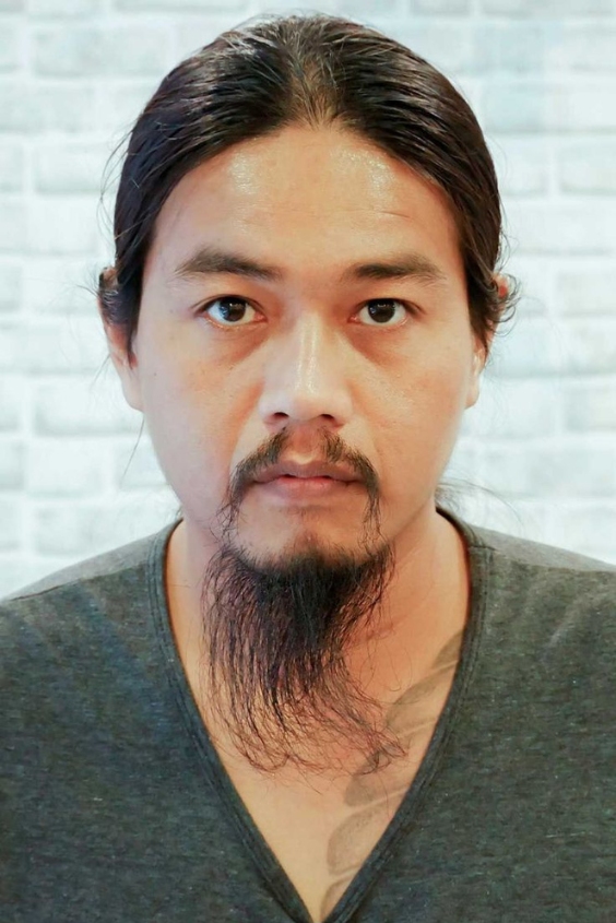 Long Asian Goatee Beard