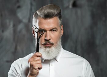 Gray Hair Beard Style