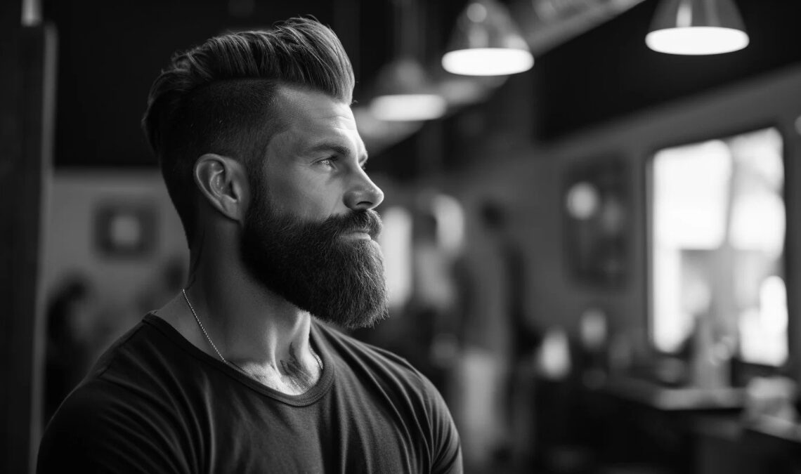 Beard shapes for thick hair