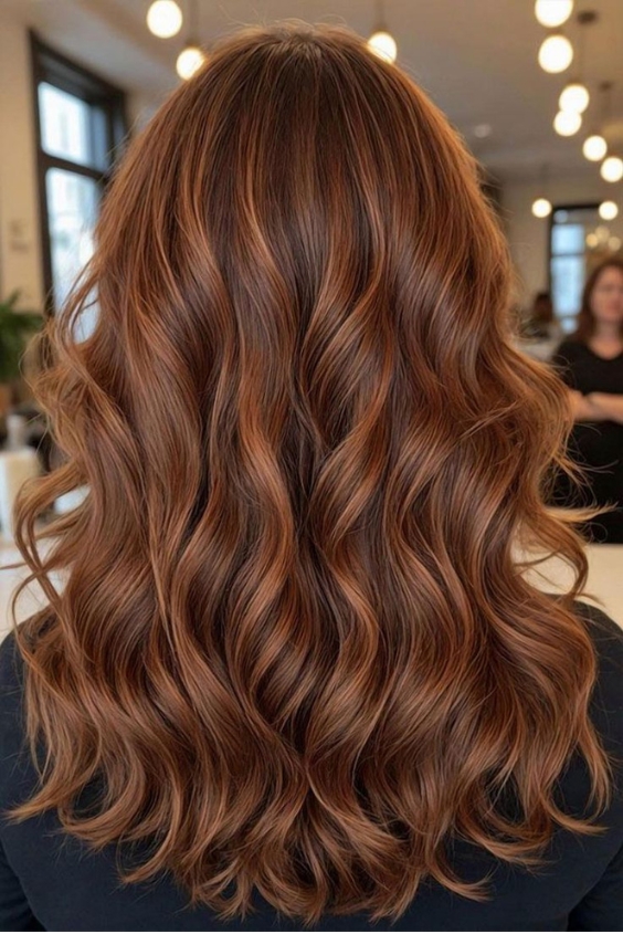 Chestnut with Cinnamon Highlights