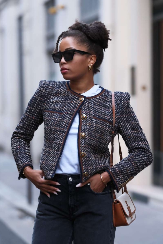 Tweed Blazer Sophistication