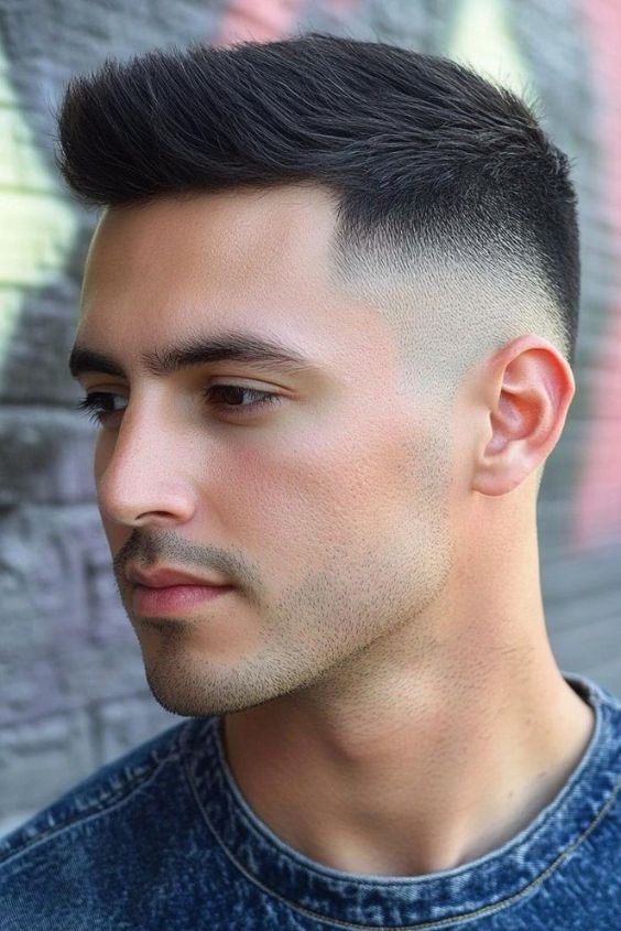 The Low Fade and Stubble Elegance