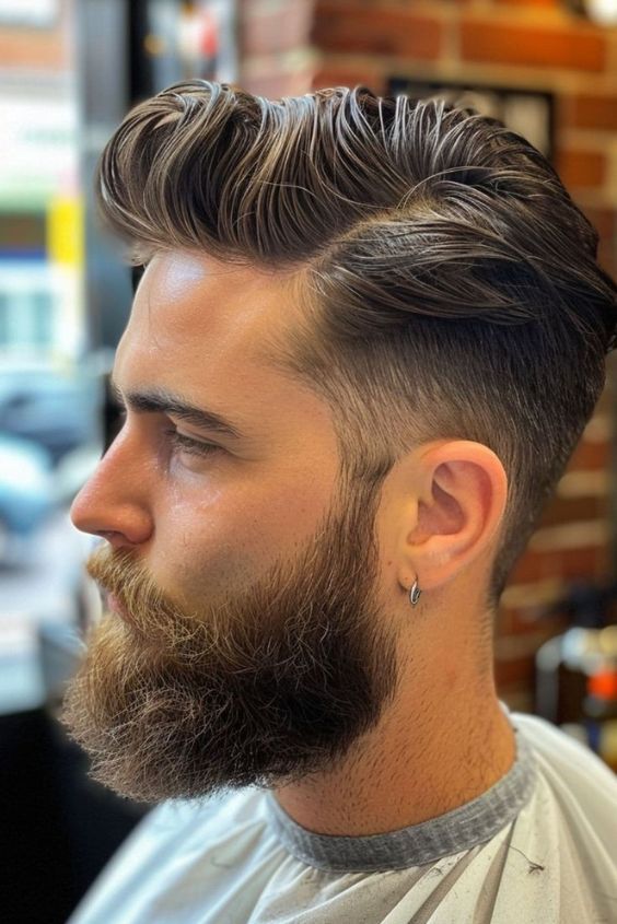 The Taper Fade and Rugged Beard