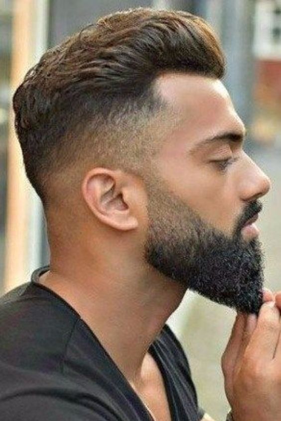 Blended Beard with Stubble Fade