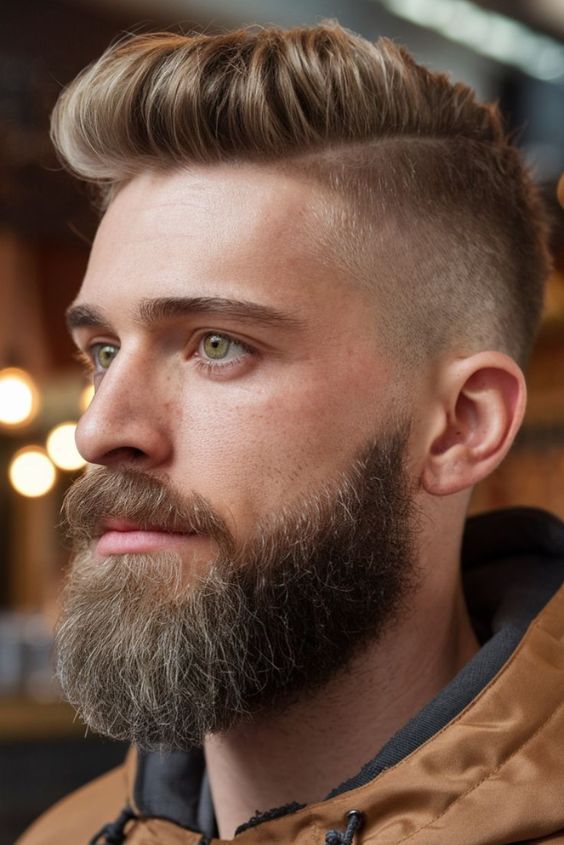 The Full Beard with Tapered Sides