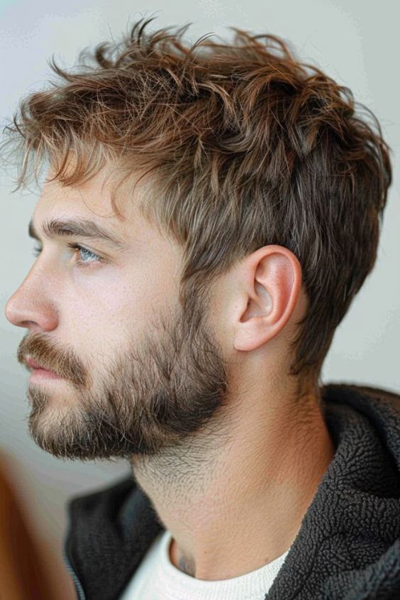 The High-Contrast Fade Stubble