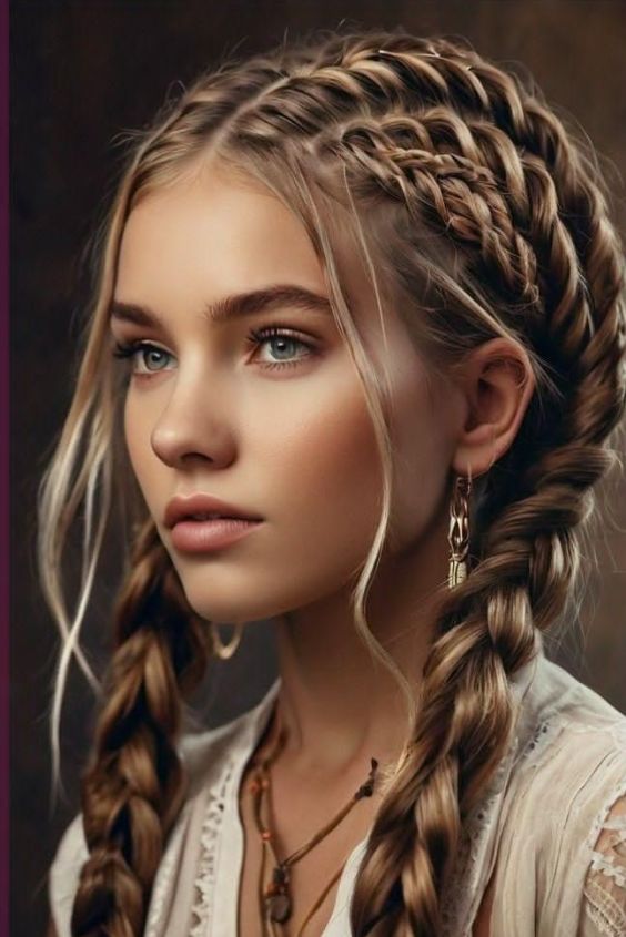 The Long Braided Ponytail