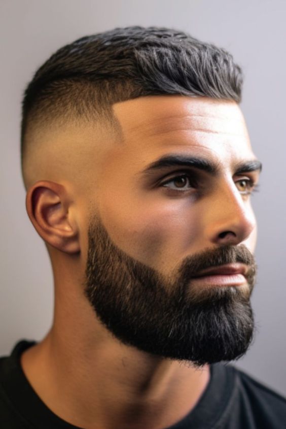 The Rugged Patchy Fade Beard