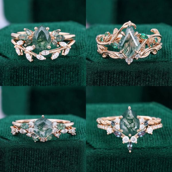 Why Has Moss Agate Become the "New Favorite" for Engagement Rings?