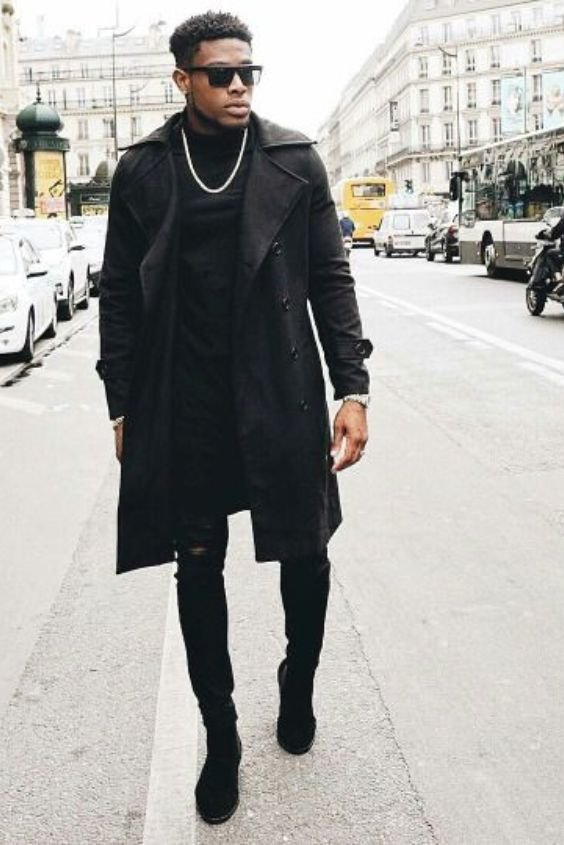 All-Black Smart Casual Look