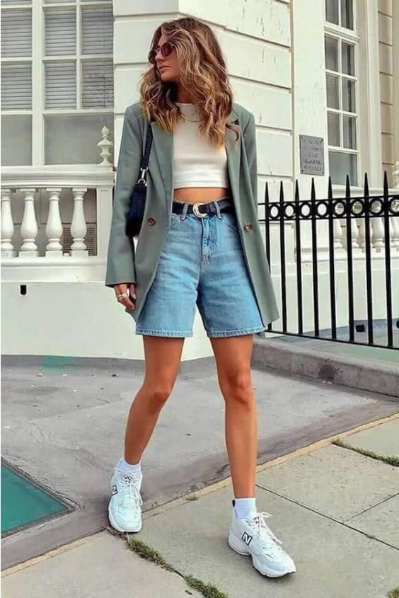 Bermuda Denim Shorts