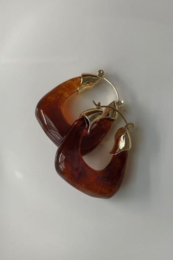 Chunky Resin Hoops
