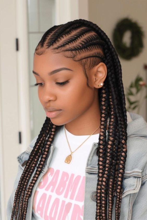 Cornrows with Extensions