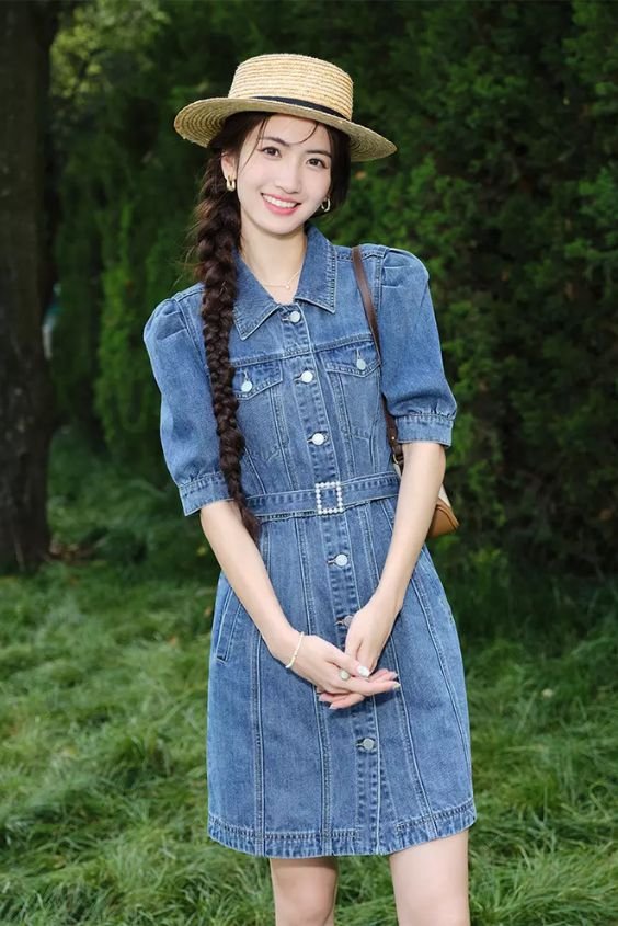 Denim Shirt Dress