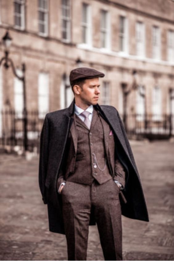 Flat Cap and Tweed Jacket