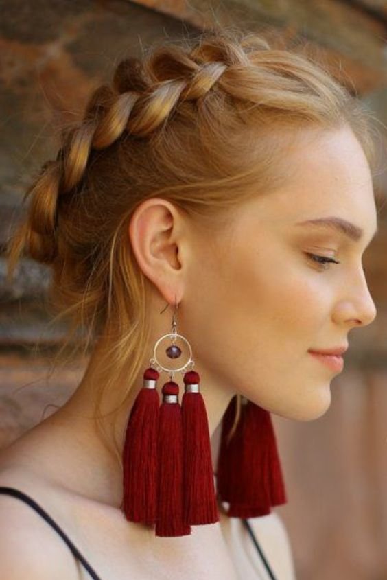 Oversized Tassel Earrings