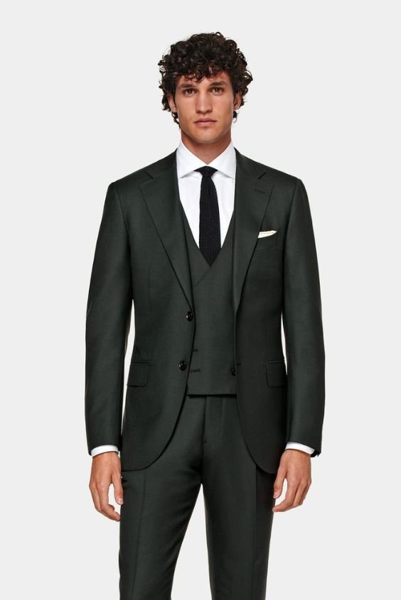 Single-Breasted Three-Piece Suit