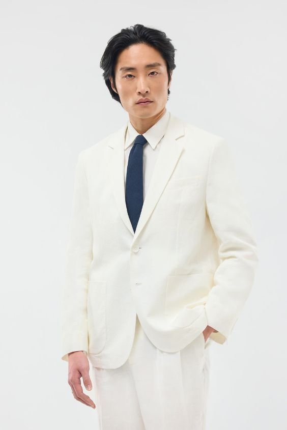 Tailored Linen Blazer