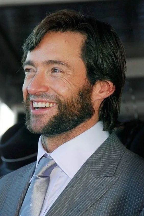 The Wolverine with a Full Neck Beard