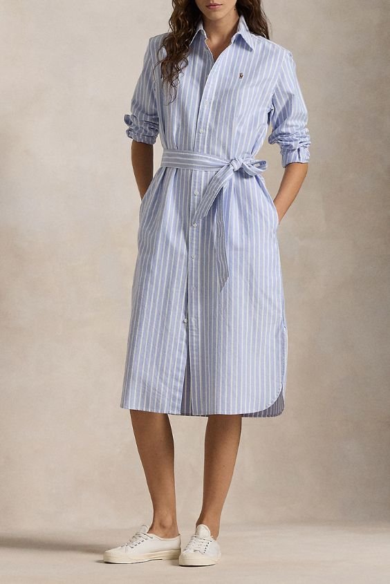 Belted Shirt Dress