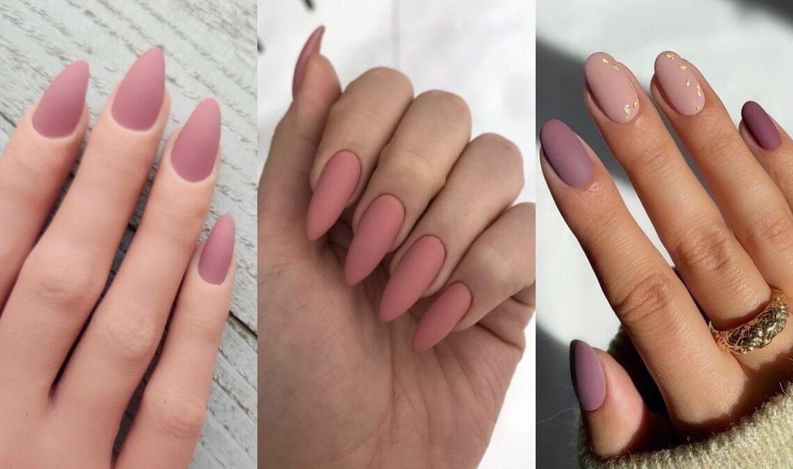 Dusty Rose Nails