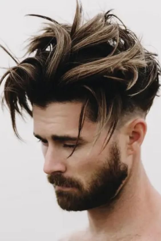Fade Sides And Tousled Top Cut