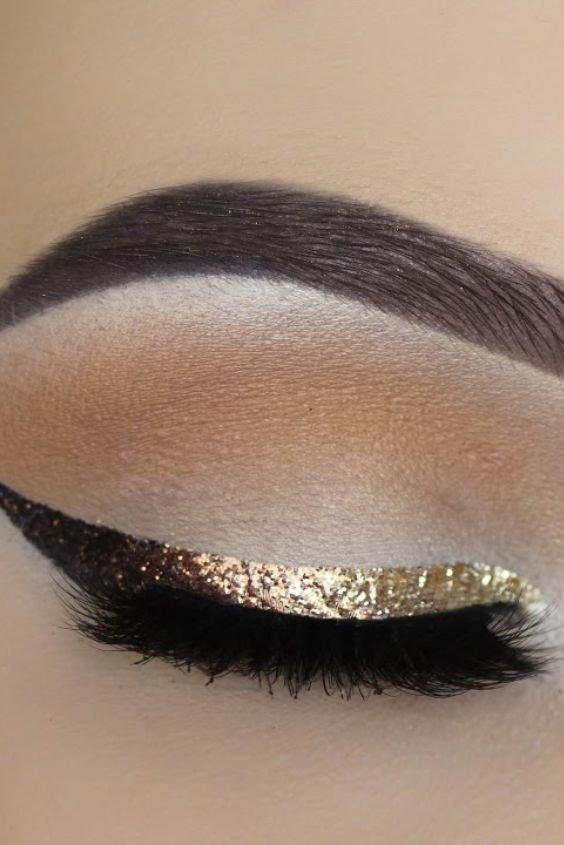 Gold Winged Liner