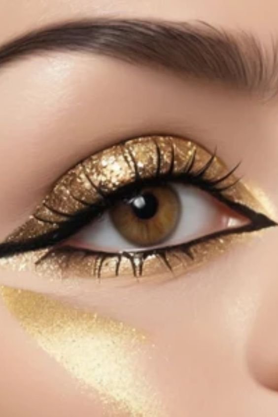 Golden Eyeliner