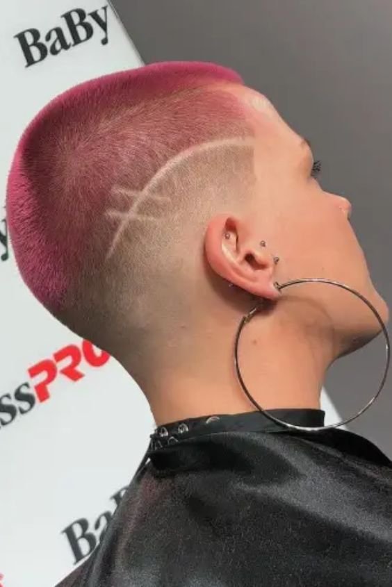 Ombre Buzz Cut