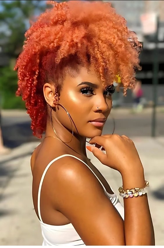 Afro Mohawk