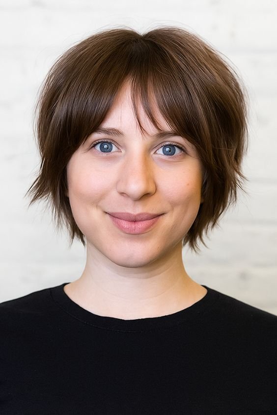Androgynous Shaggy Shingle Bob