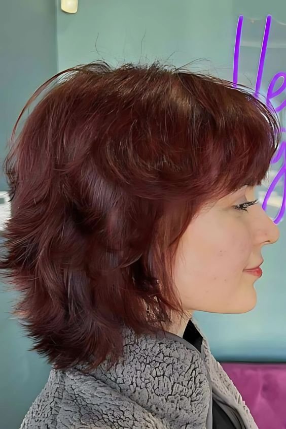 90 Bixie with Feathered Layers