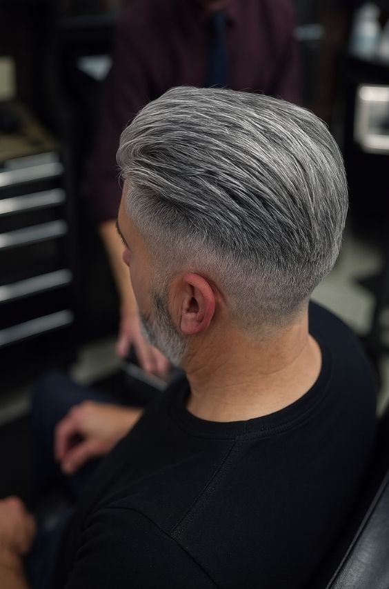 Comb-Over With Side Part