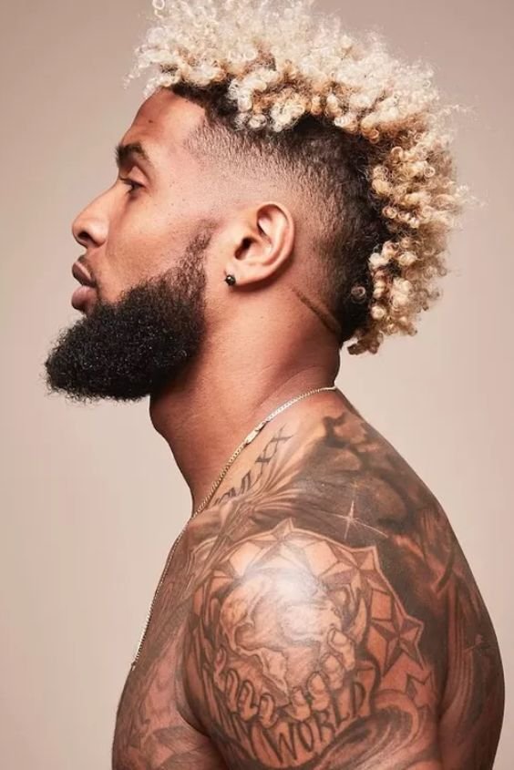 Curly Burst Fade
