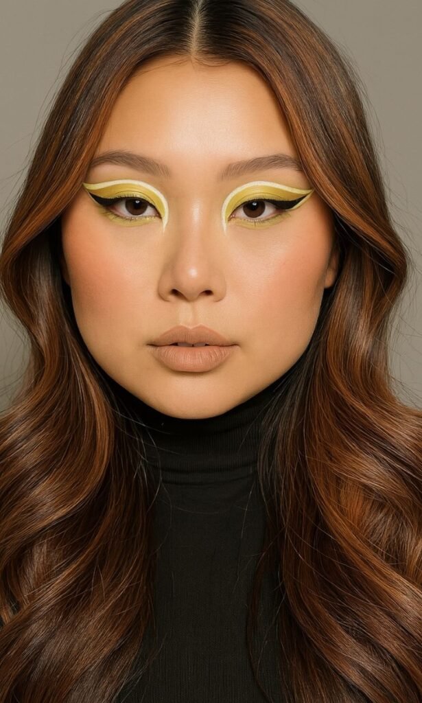 Geometric Eyeliner