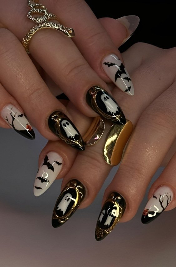 Halloween-Inspired Nails