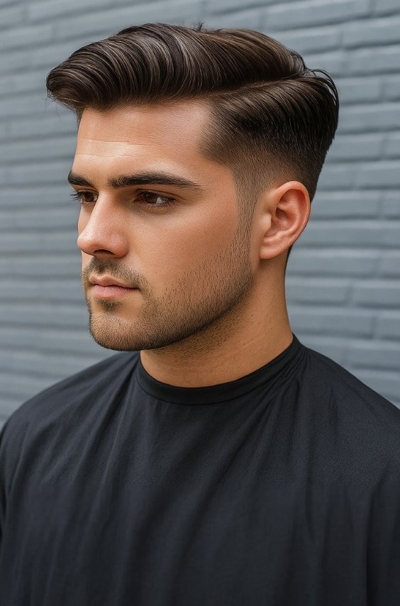 Mid Blowout Taper Fade